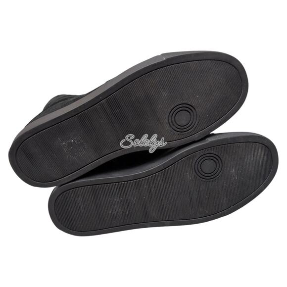 Zadig & Voltaire ZV1747 High Flash Black Suede Leather Sneaker Mens US12 FR43 - Picture 7 of 10